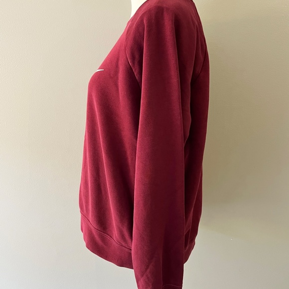 Nike Rally Women's Maroon Crewneck Sweatshirt - Picture 3 of 4